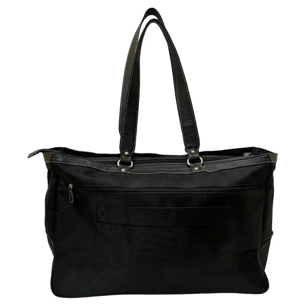 Clark & Mayfield Marquam Metro Black Laptop Tote Bag